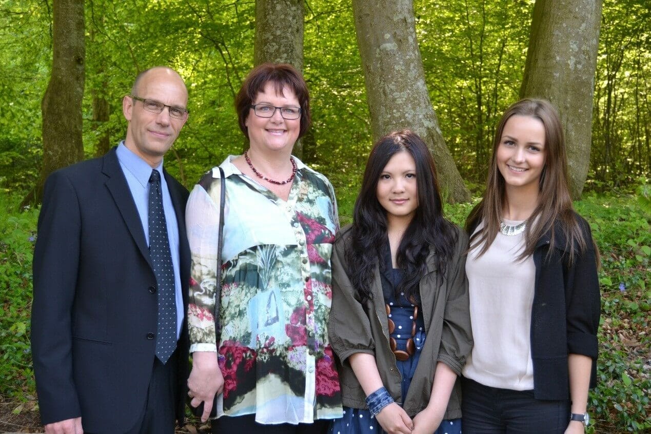 Me and my host family